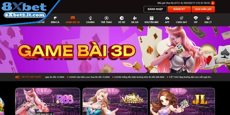 Tổng quan về Game Bài 8Xbet