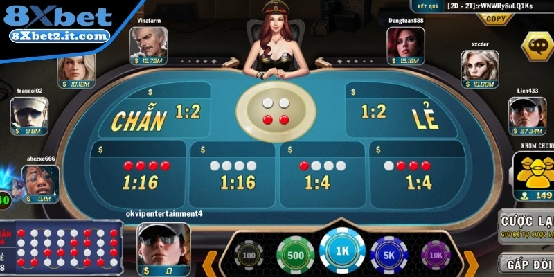 Tổng hợp các cửa cược Xóc Đĩa hấp dẫn tại 8Xbet
